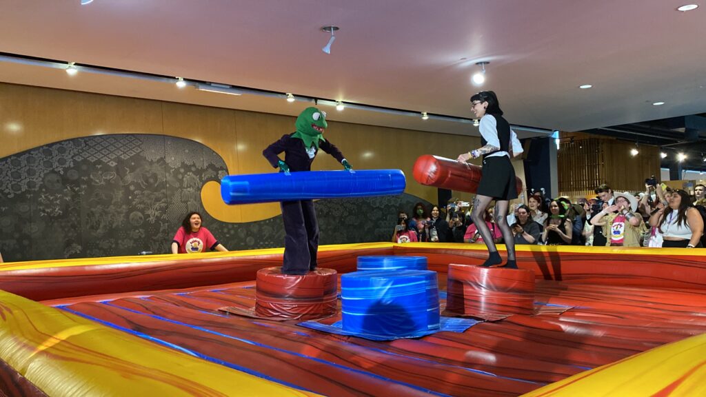 The Croaker and Strange Aeons during their duel in the dueling pit at Dashcon 2 2025