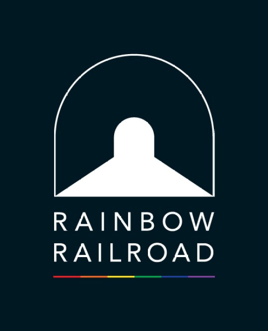 Rainbow railroad logo
